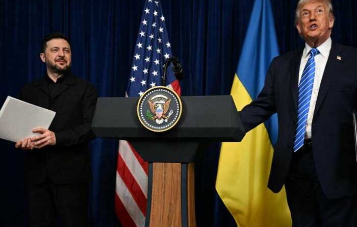 На спільному брифінгу Зеленського й Трампа випадково відтворили знамениту фразу з переговорів із крейсером «Москва»
