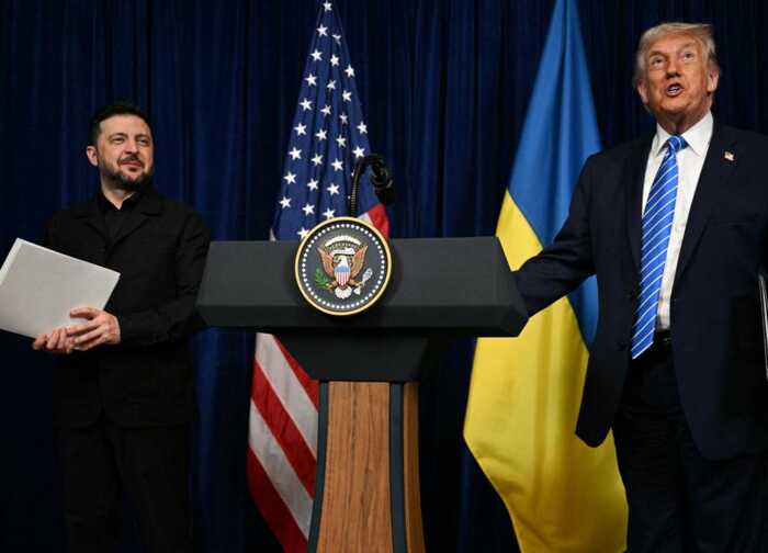 На спільному брифінгу Зеленського й Трампа випадково відтворили знамениту фразу з переговорів із крейсером «Москва»