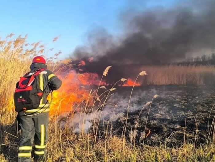 На Франківщині  рятувальники під час гасіння сухої трави знайшли тіло чоловіка